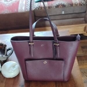 Michael Kors Rich Burgundy Tote Bag